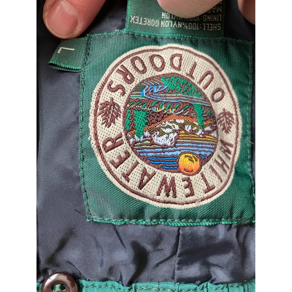 Whitewater Outdoors Gore-Tex Rain Pants Mens Large Teal Green Waterproof Shell - Picture 4 of 9